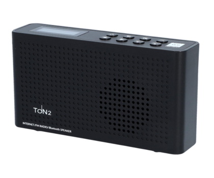 Radio i budzik OPTICUM TON2 Czarne Internet/FM